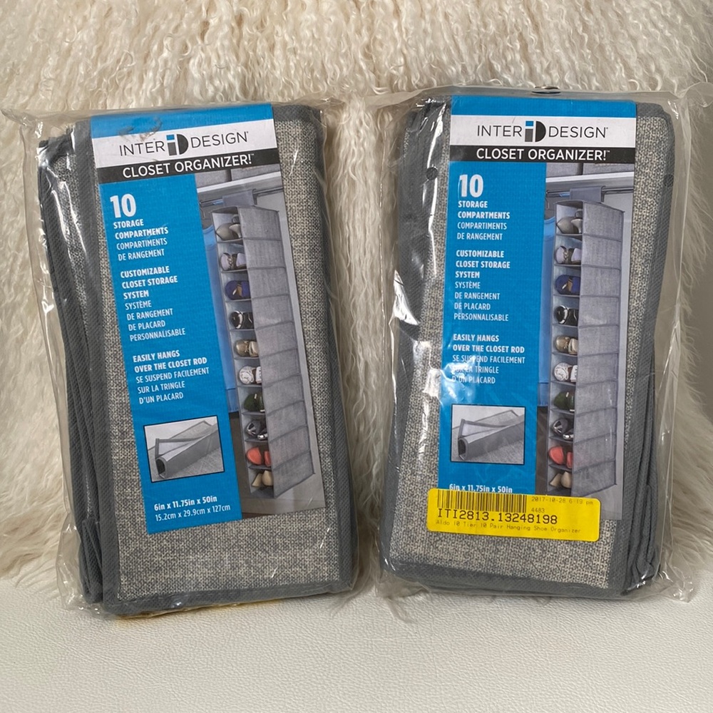 Pack of 2 new closet organizers